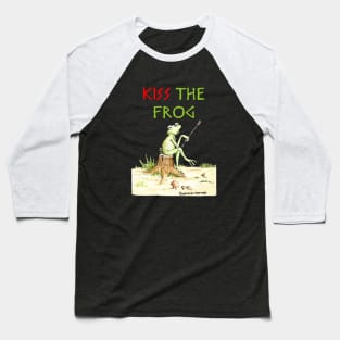 Kiss The Frog Baseball T-Shirt